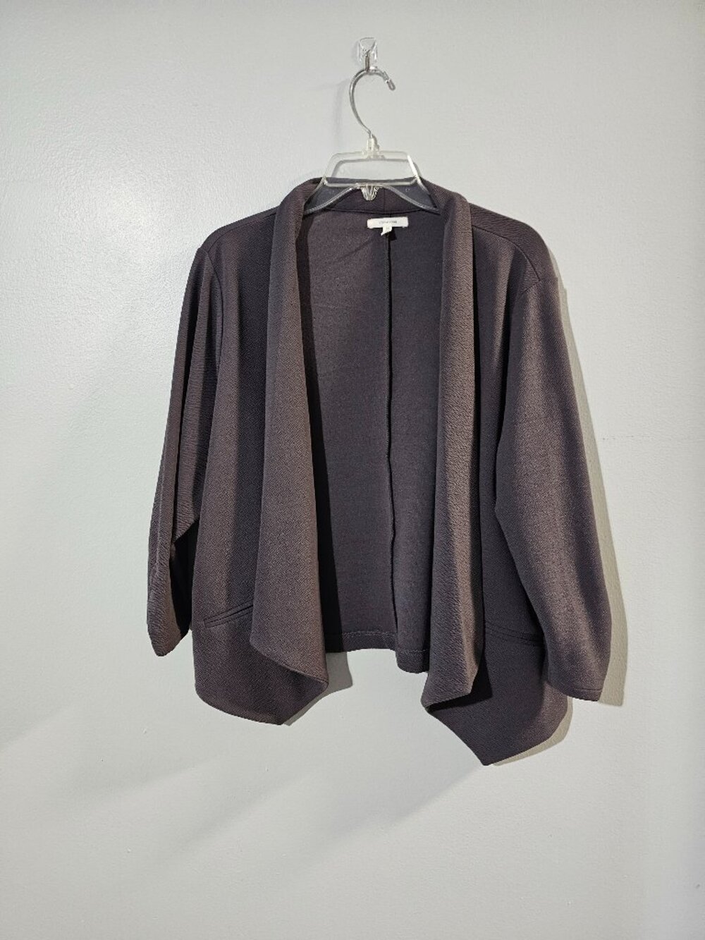 Maurices Gray Open Front Blazer Plus Size 2 Business Casual